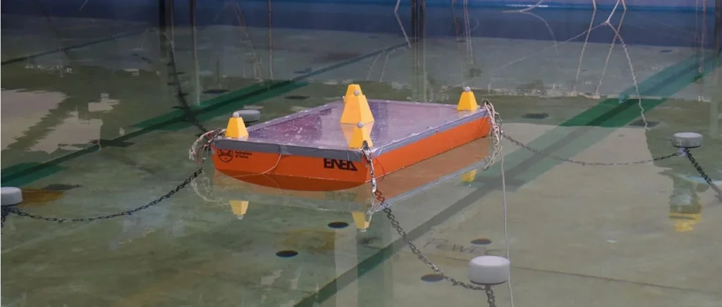 Prototipo Pewec 2.0 acronimo di pendulum wave energy converte